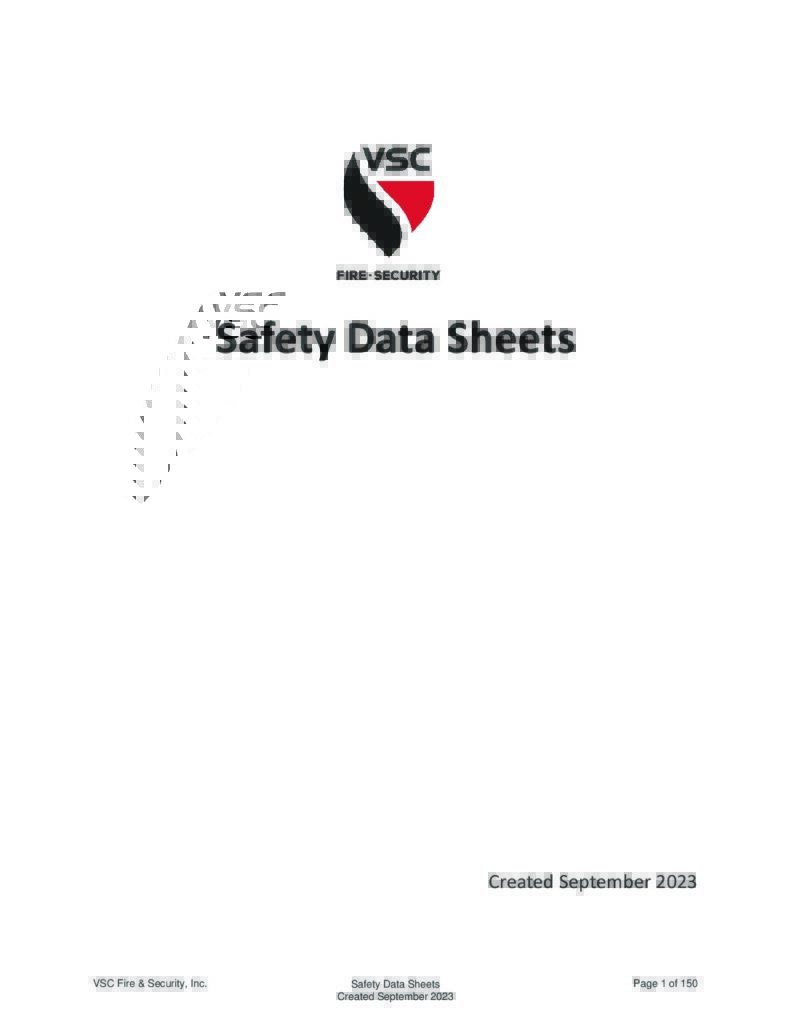 Safety Data Sheets